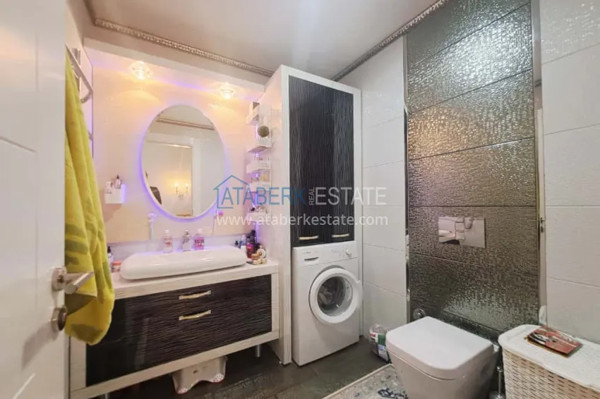 Purchase 2+1 penthouse duplex in Mahmutlar — with sea views and designer renovation 23