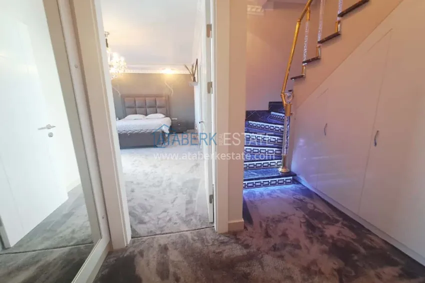 Purchase 2+1 penthouse duplex in Mahmutlar — with sea views and designer renovation 2