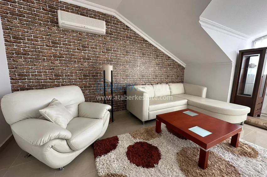Purchase  4+1 duplex with furniture in Alanya, Oba district — 300 meters from the sea  11 