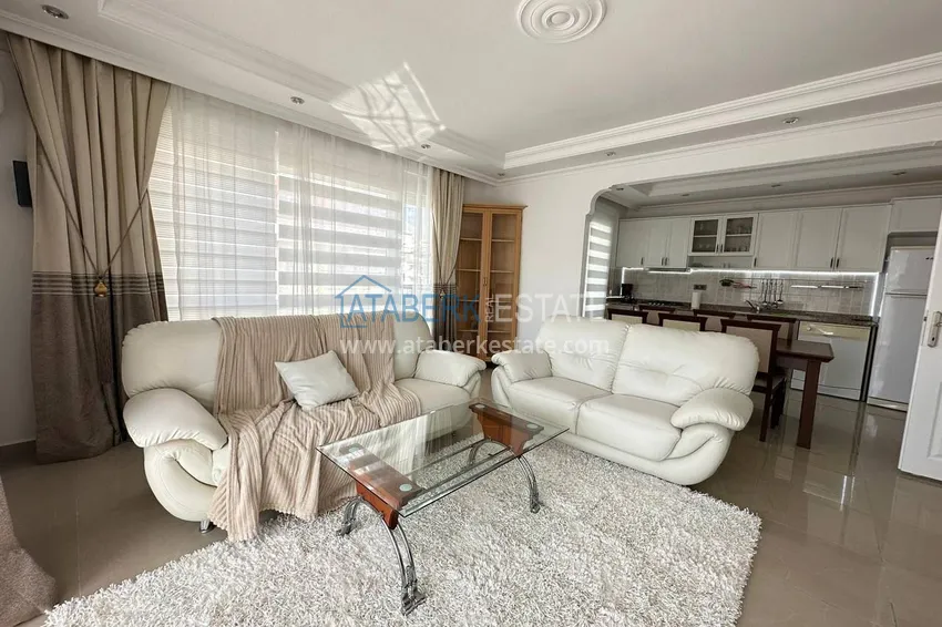 Purchase  4+1 duplex with furniture in Alanya, Oba district — 300 meters from the sea  2 