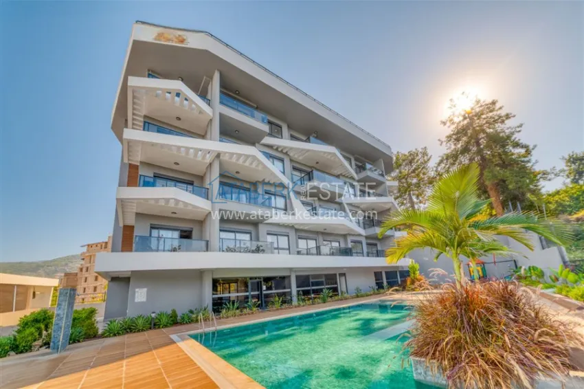 1+1 apartment in Alanya, Oba district — with a short-term rental permit 4 