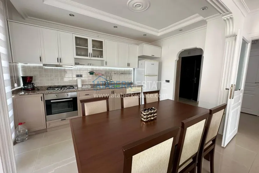 Purchase  4+1 duplex with furniture in Alanya, Oba district — 300 meters from the sea  5 