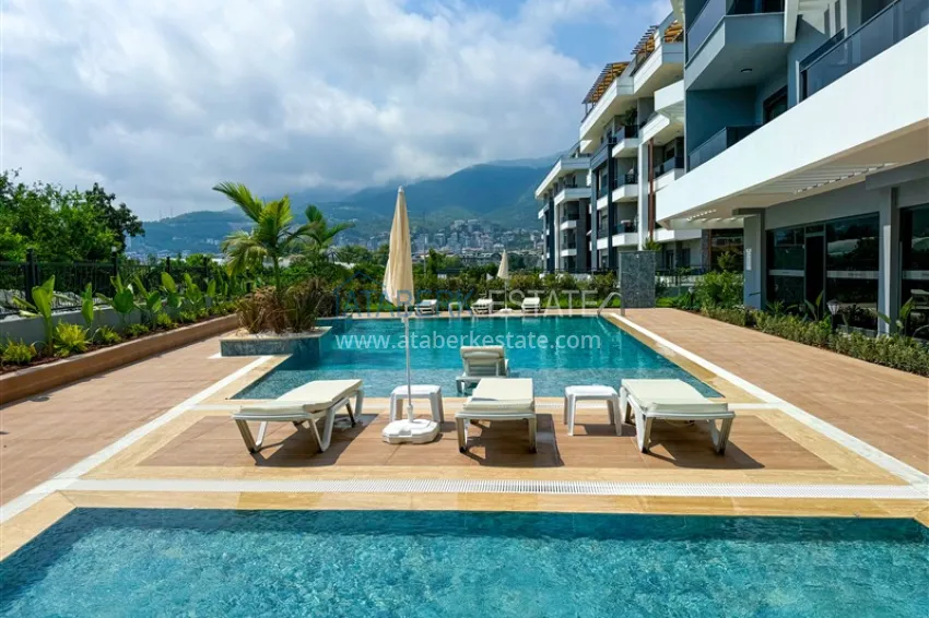 1+1 apartment in Alanya, Oba district — with a short-term rental permit 8 