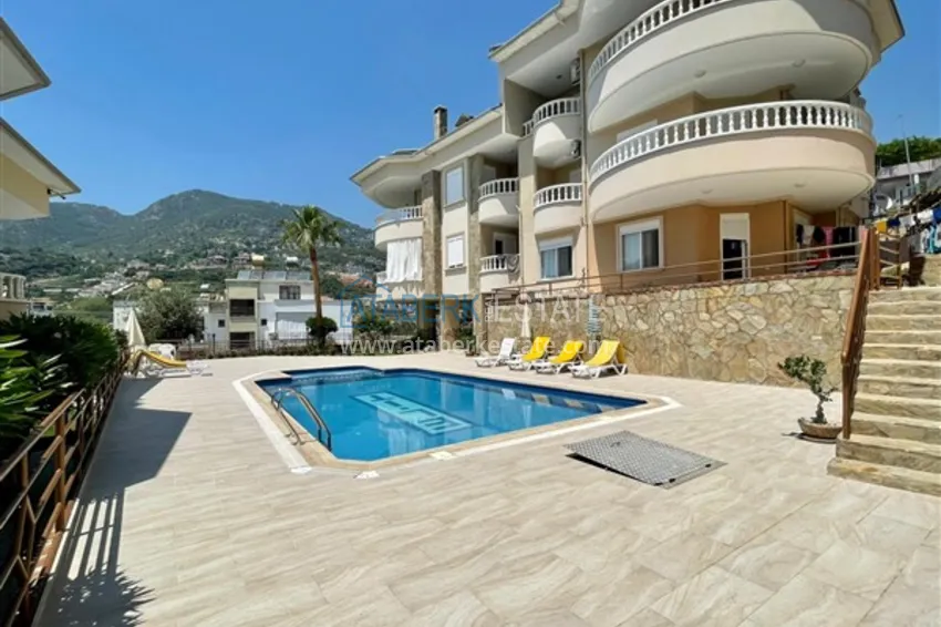 2+1 apartment with sea view and furniture in Alanya - near the center, Bektash district  3 