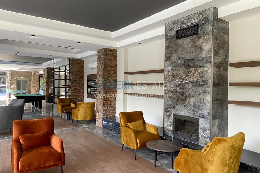 1+1 apartment in Alanya, Oba district — furnished from the owner in a luxury complex  4 