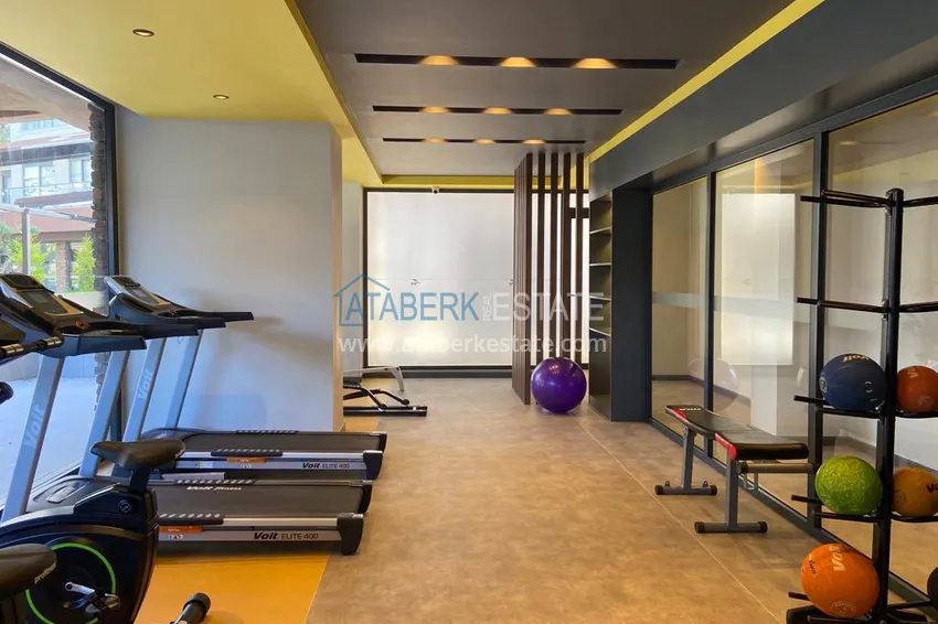 1+1 apartment in Alanya, Oba district — furnished from the owner in a luxury complex  8 