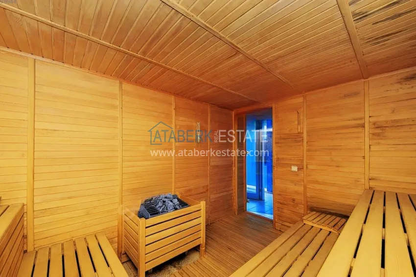 Apartment for a residence permit in Alanya, Oba district — furnished in a European complex 19 