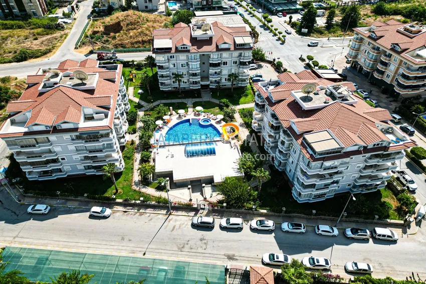 Apartment for a residence permit in Alanya, Oba district — furnished in a European complex 2 