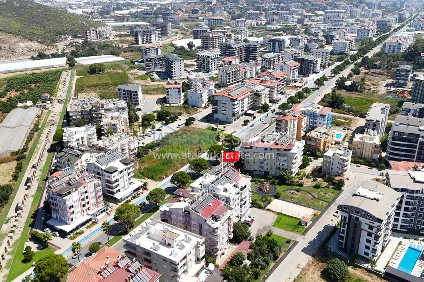 City apartment with a glazed balcony after renovation in Gazipasa 3 