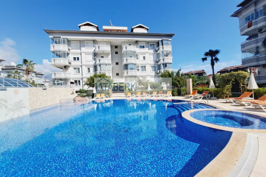 Apartment for a residence permit in Alanya, Oba district — furnished in a European complex 4 