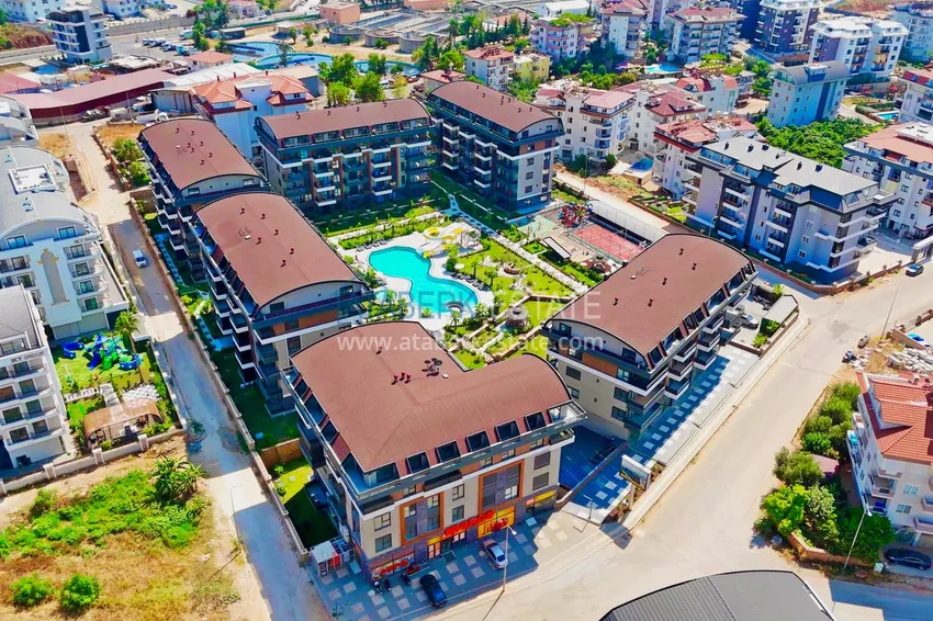New one bedroom apartment in Alanya, Oba district 8 
