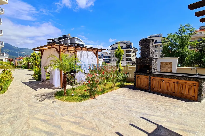 New 1+1 apartment with a fine finish in Oba — Alanya 12 