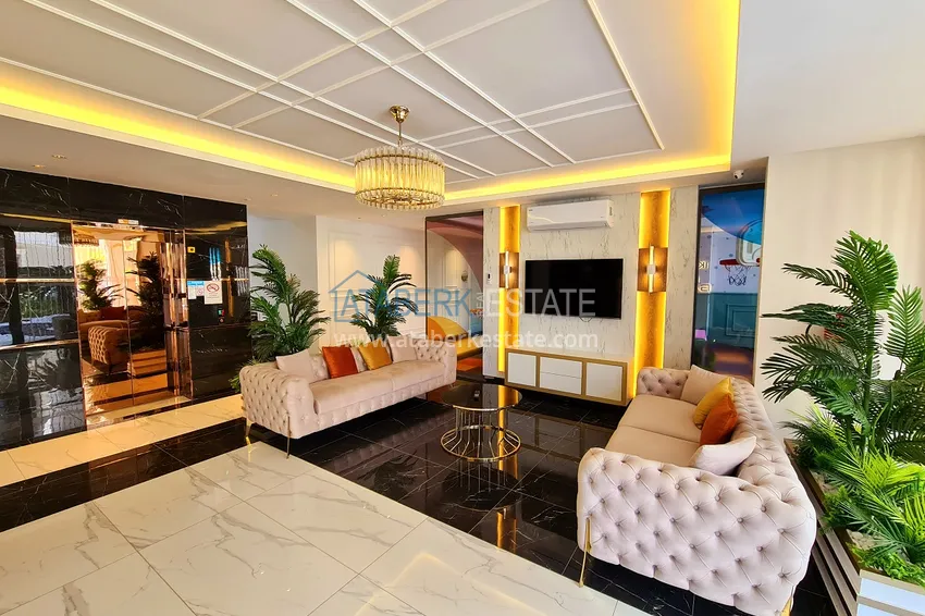 New 1+1 apartment with a fine finish in Oba — Alanya 19 