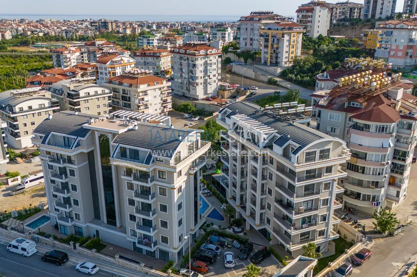 New 1+1 apartment with a fine finish in Oba — Alanya 2 