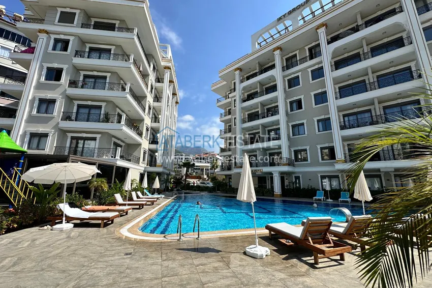 New 1+1 apartment with a fine finish in Oba — Alanya 6 