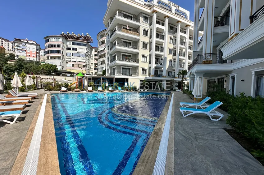 New 1+1 apartment with a fine finish in Oba — Alanya 7 