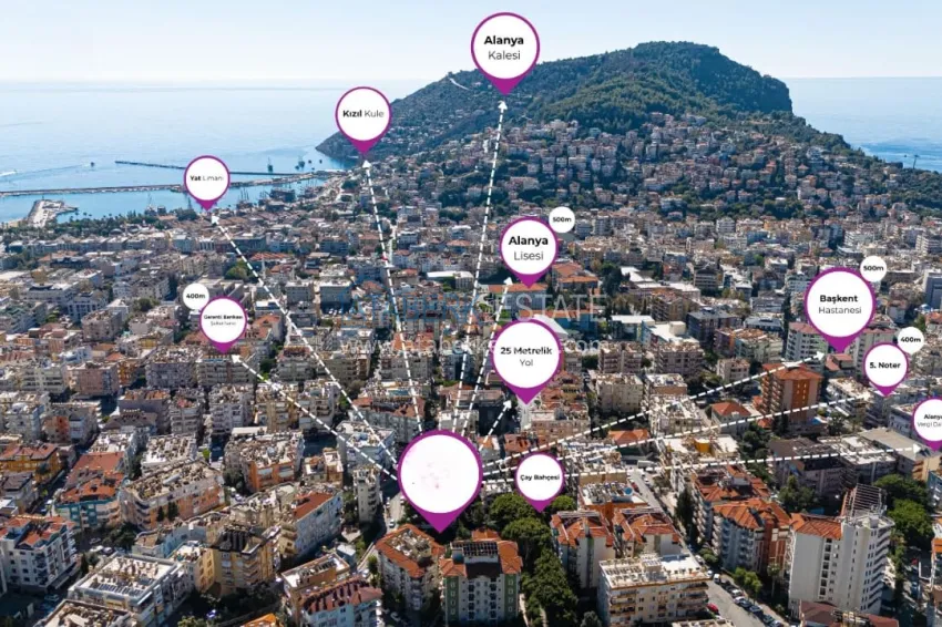 New residential project in the center of Alanya — spacious apartments directly from the developer 2