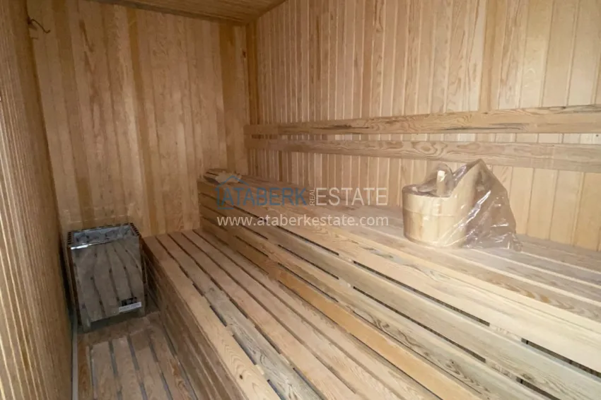 1+1 apartment in Alanya Oba - well-maintained complex, pool view 12