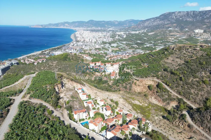 Two-storey villa in Alanya Kargıcak - with private pool and rental license 10 