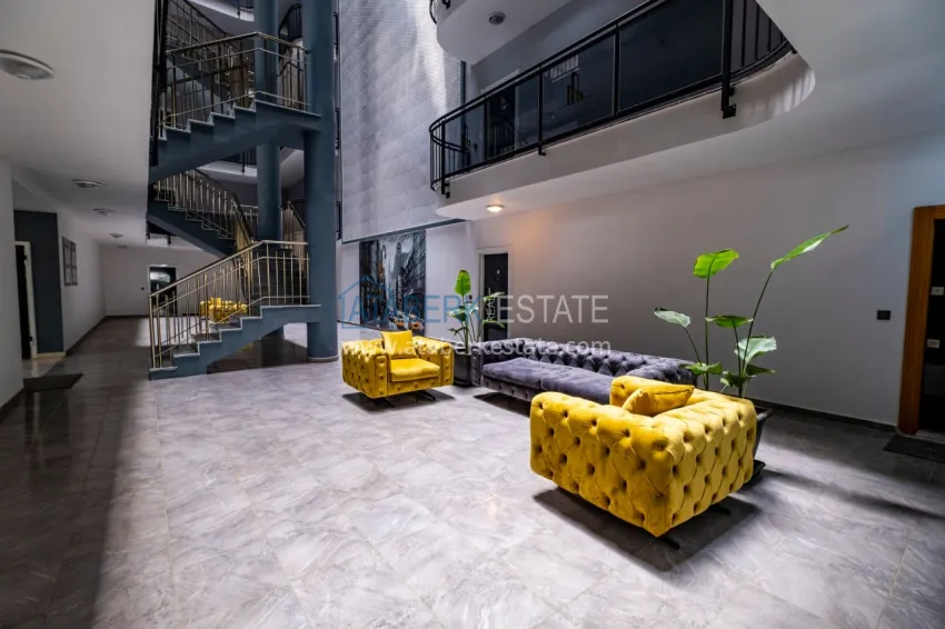 Linear 3+1 apartment with furniture and separate kitchen — in Alanya, Mahmutlar district 10 