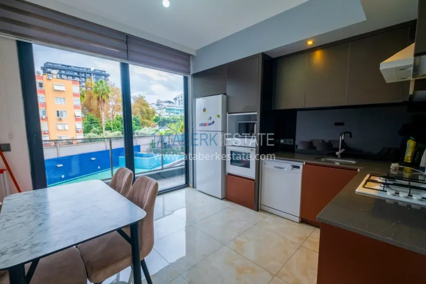 Purchase Linear 3+1 apartment with furniture and separate kitchen — in Alanya, Mahmutlar district 10 