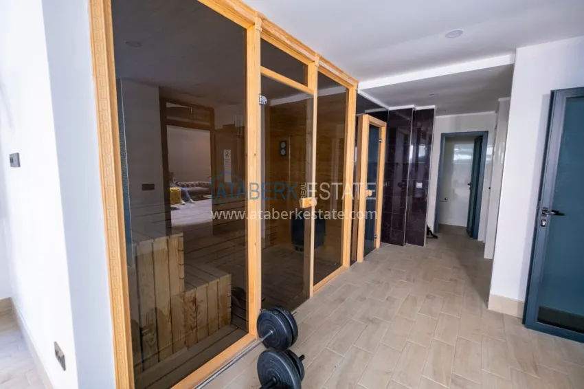 Linear 3+1 apartment with furniture and separate kitchen — in Alanya, Mahmutlar district 13 