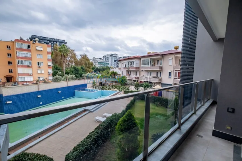 Purchase Linear 3+1 apartment with furniture and separate kitchen — in Alanya, Mahmutlar district 13 