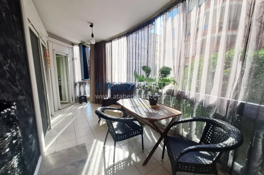 Purchase 2+1 apartment in Alanya, Oba — furnished, with a large glazed balcony and a convenient location 13 