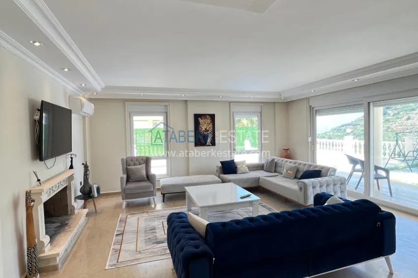 Purchase Two-storey villa in Alanya Kargıcak - with private pool and rental license 2 