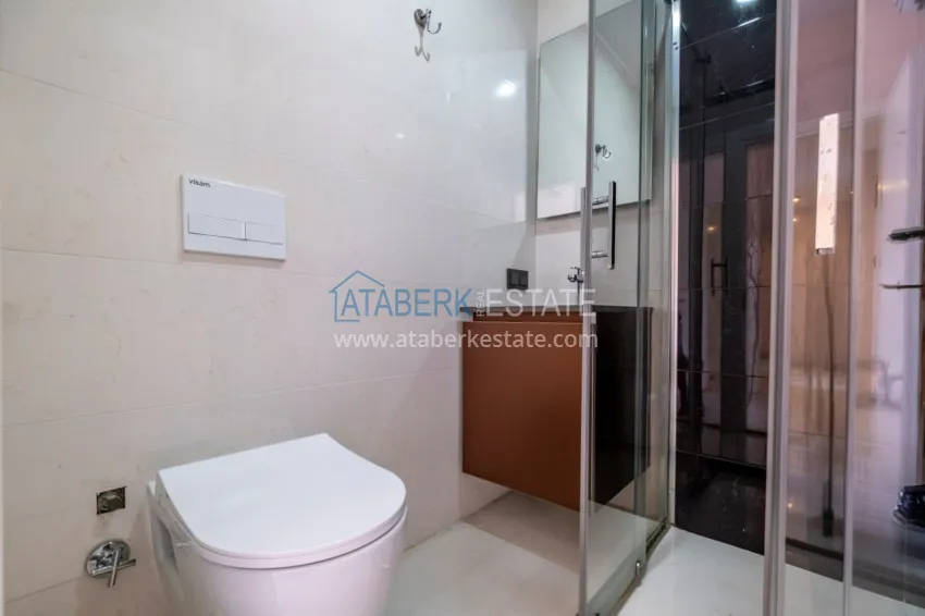 Purchase Linear 3+1 apartment with furniture and separate kitchen — in Alanya, Mahmutlar district 17 