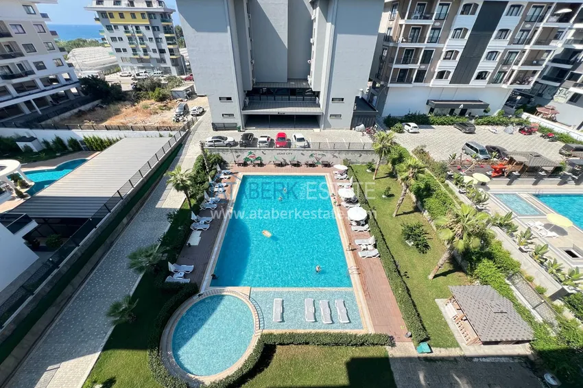 Purchase 1+1 apartment in Alanya, Kargicak, the second coastal one. Suitable for short term rentals 48