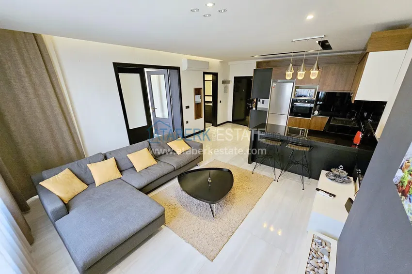 Purchase  Furnished 1+1 apartment in Mahmutlar — 150 m from the sea, Barbarossa Avenue 2 