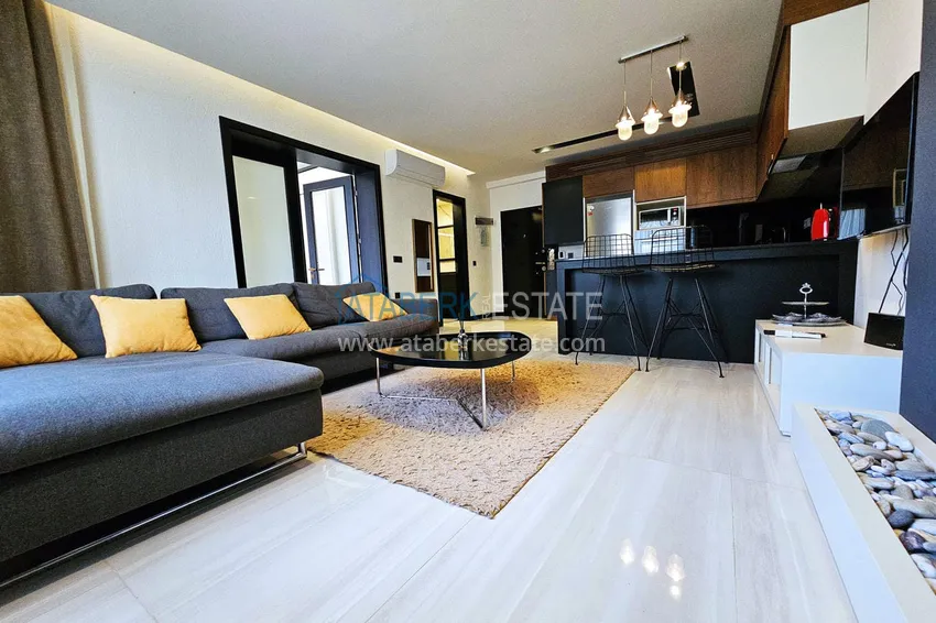 Purchase  Furnished 1+1 apartment in Mahmutlar — 150 m from the sea, Barbarossa Avenue 3 