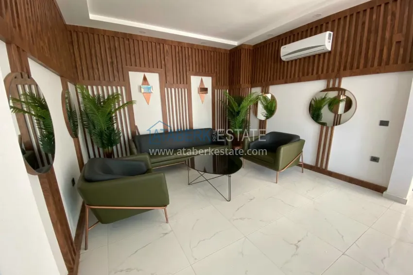 1+1 apartment in Alanya Oba - well-maintained complex, pool view 7