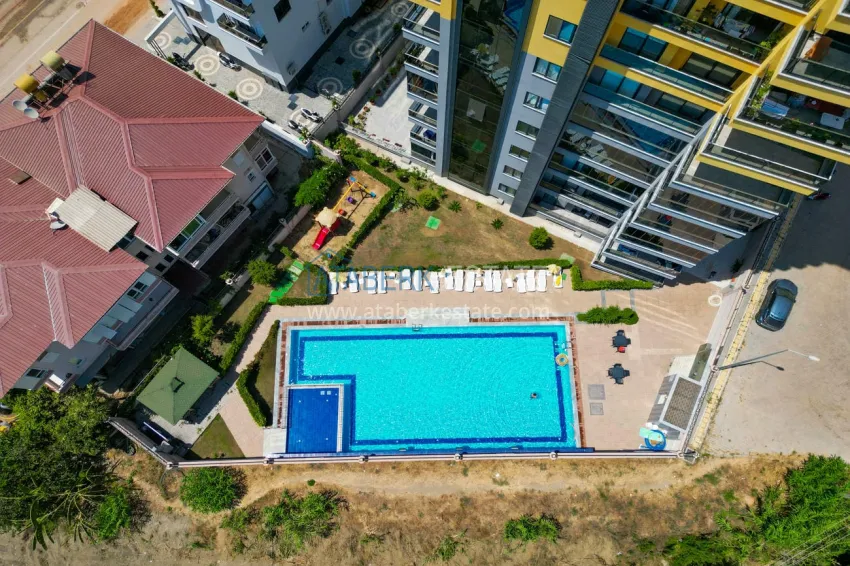 Linear 3+1 apartment with furniture and separate kitchen — in Alanya, Mahmutlar district 5 