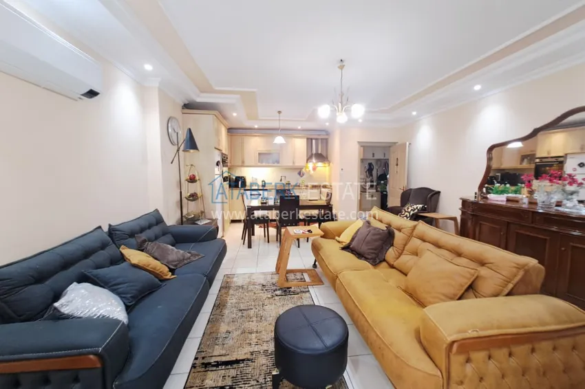 Purchase 2+1 apartment in Alanya, Oba — furnished, with a large glazed balcony and a convenient location 5 