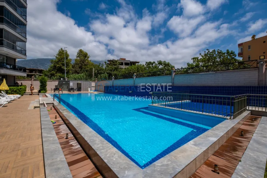 Linear 3+1 apartment with furniture and separate kitchen — in Alanya, Mahmutlar district 6 