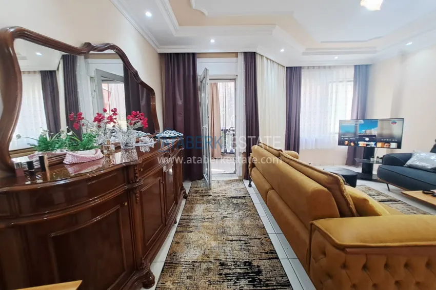 Purchase 2+1 apartment in Alanya, Oba — furnished, with a large glazed balcony and a convenient location 6 