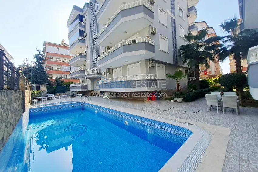 2+1 apartment in Alanya, Oba — furnished, with a large glazed balcony and a convenient location 7 