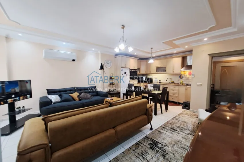 Purchase 2+1 apartment in Alanya, Oba — furnished, with a large glazed balcony and a convenient location 7 