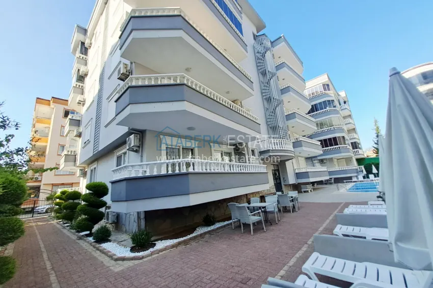 2+1 apartment in Alanya, Oba — furnished, with a large glazed balcony and a convenient location 8 