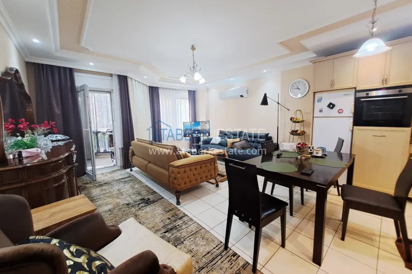 Purchase 2+1 apartment in Alanya, Oba — furnished, with a large glazed balcony and a convenient location 8 