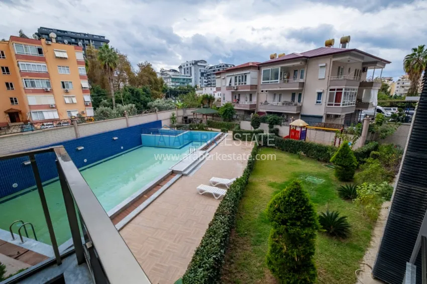 Purchase Linear 3+1 apartment with furniture and separate kitchen — in Alanya, Mahmutlar district 8 