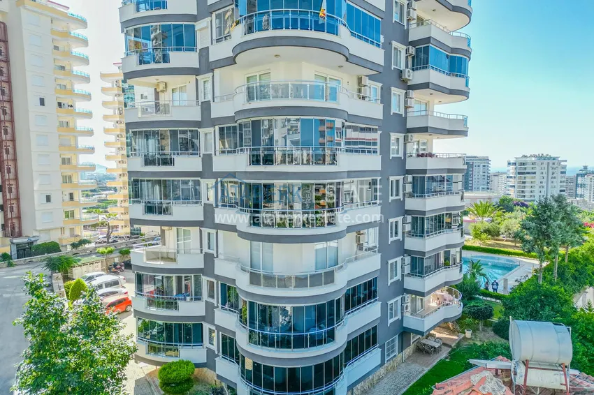 2+1 apartment with sea view in Alanya Mahmutlar district  10 