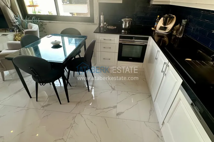 Purchase  2+1 apartment in Alanya, Oba with sea view — first line, citizenship 11 