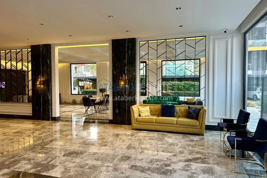 2+1 apartment in Alanya, Oba with sea view — first line, citizenship 11 