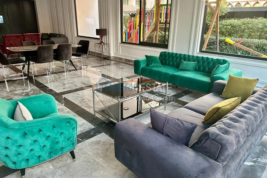 2+1 apartment in Alanya, Oba with sea view — first line, citizenship 12 