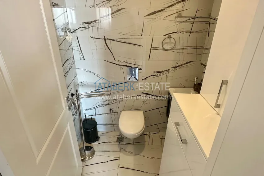 Purchase  2+1 apartment in Alanya, Oba with sea view — first line, citizenship 15 