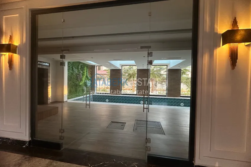 2+1 apartment in Alanya, Oba with sea view — first line, citizenship 16 