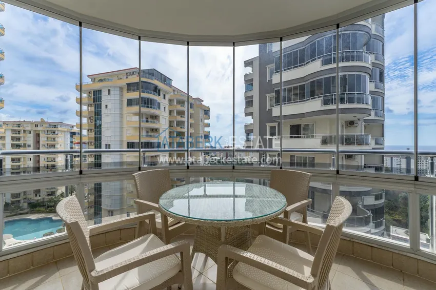 Purchase  2+1 apartment with sea view in Alanya Mahmutlar district  22 